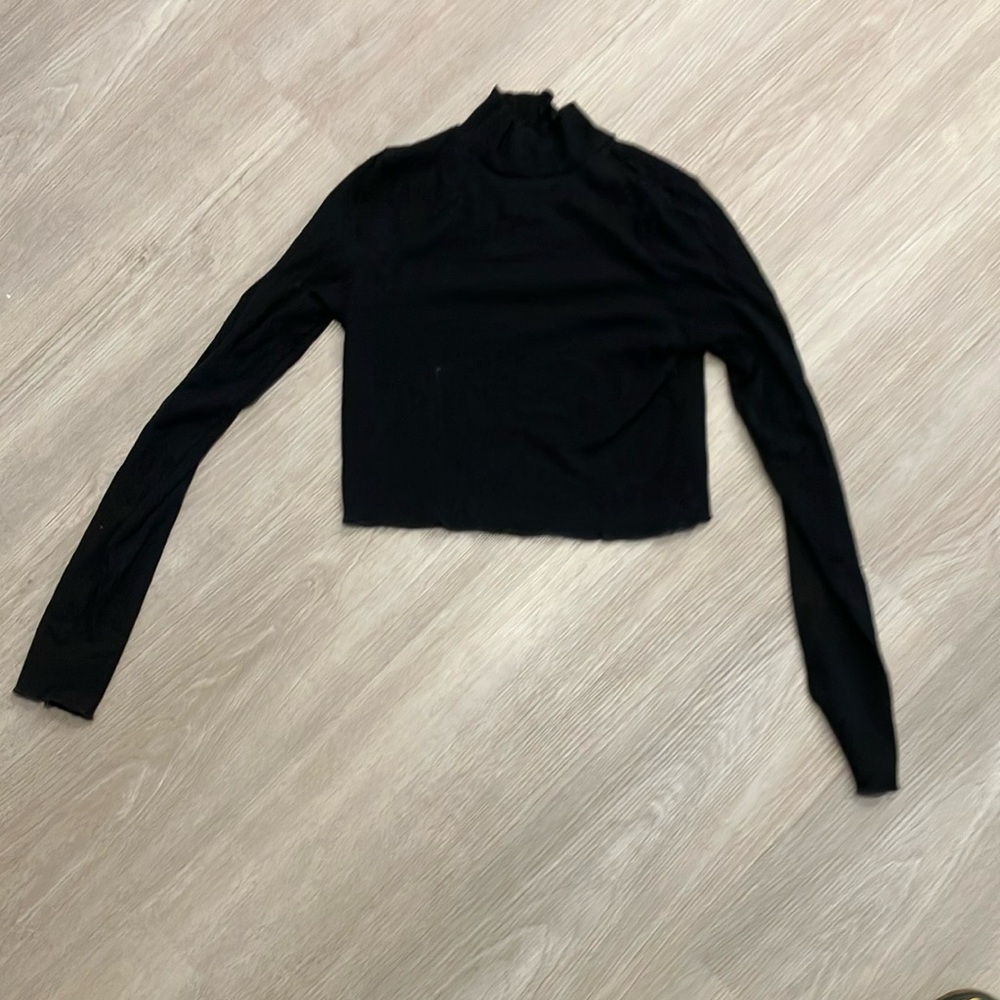 Black Long Sleeve Women's Top